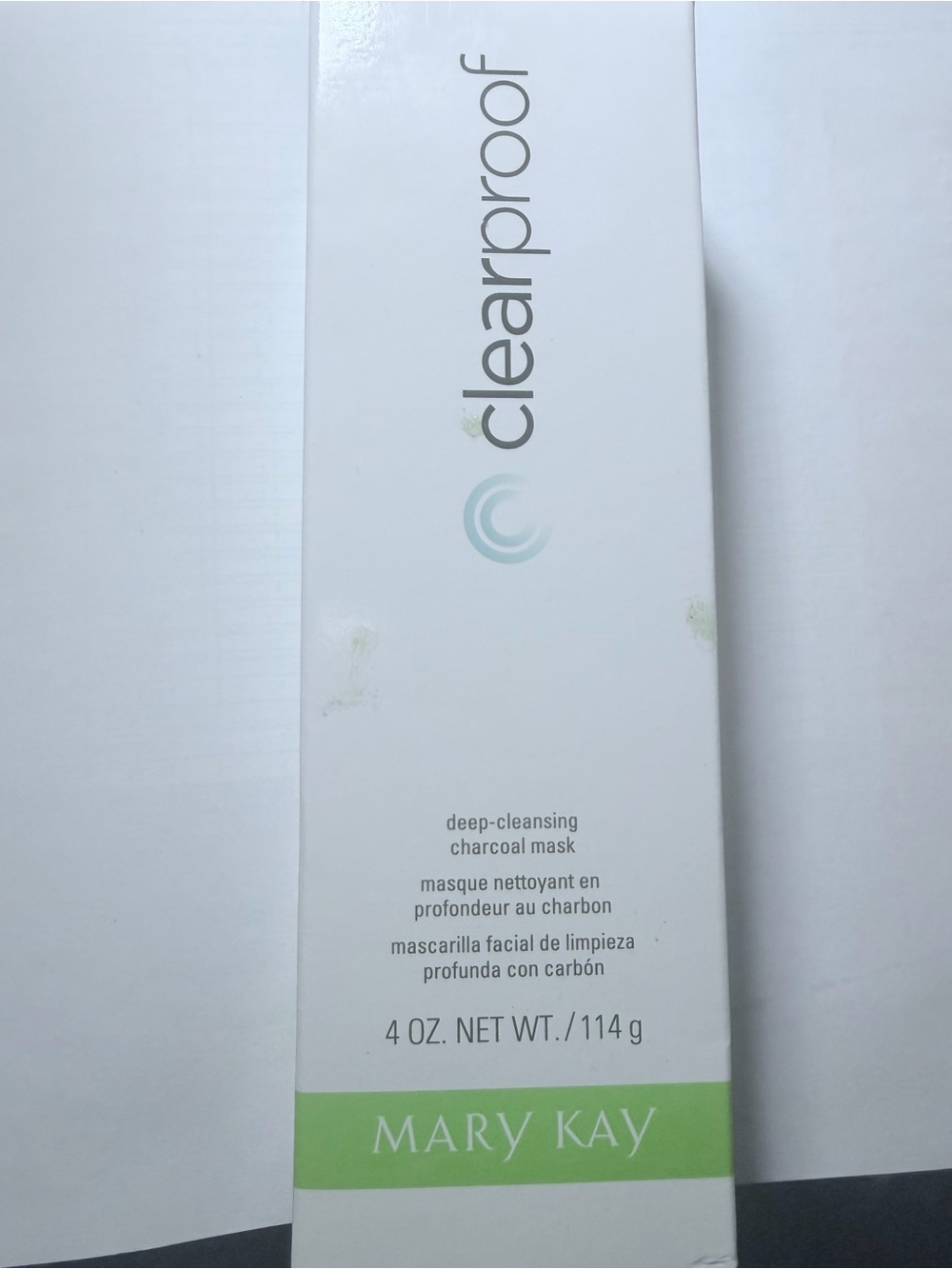 Mary Kay Clearproof Deep-Cleansing Charcoal Mask - White with Aqua Accent